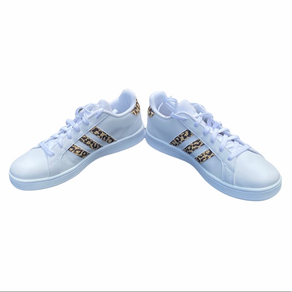 ADIDAS**GRAND COURT Leopard Print**US 10.5,6 $65 NIB - Picture 4 of 10